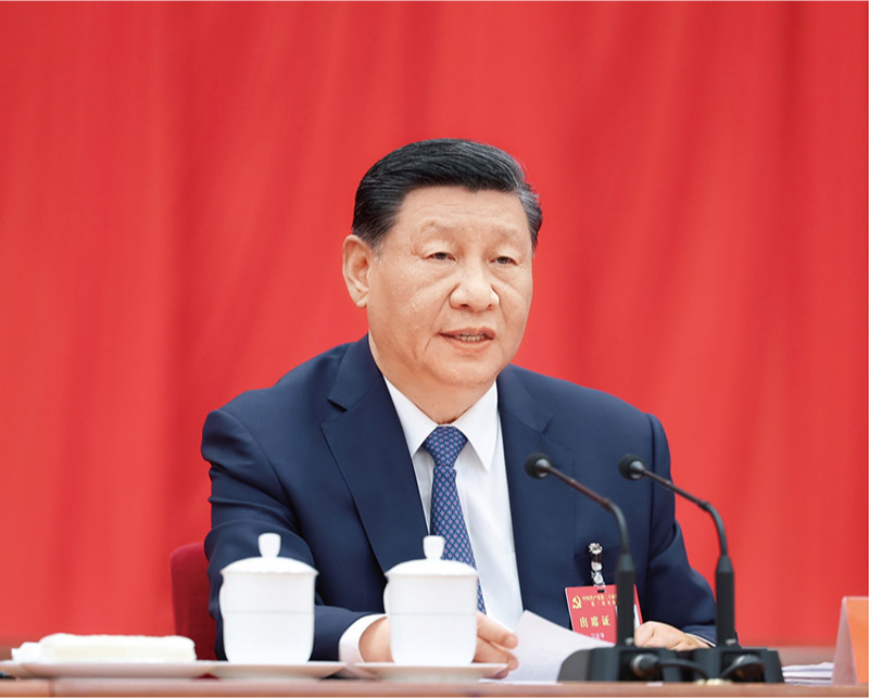 　　中國共產(chǎn)黨第二十屆中央委員會第三次全體會議，于2024年7月15日至18日在北京舉行。中央委員會總書記習(xí)近平作重要講話。 新華社記者 鞠鵬/攝